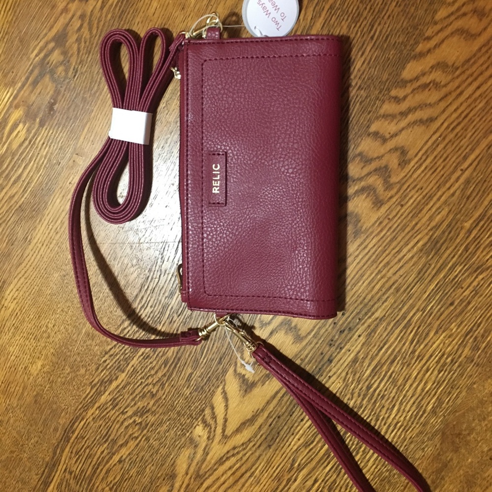 Relic crossbody wallet/wristlet